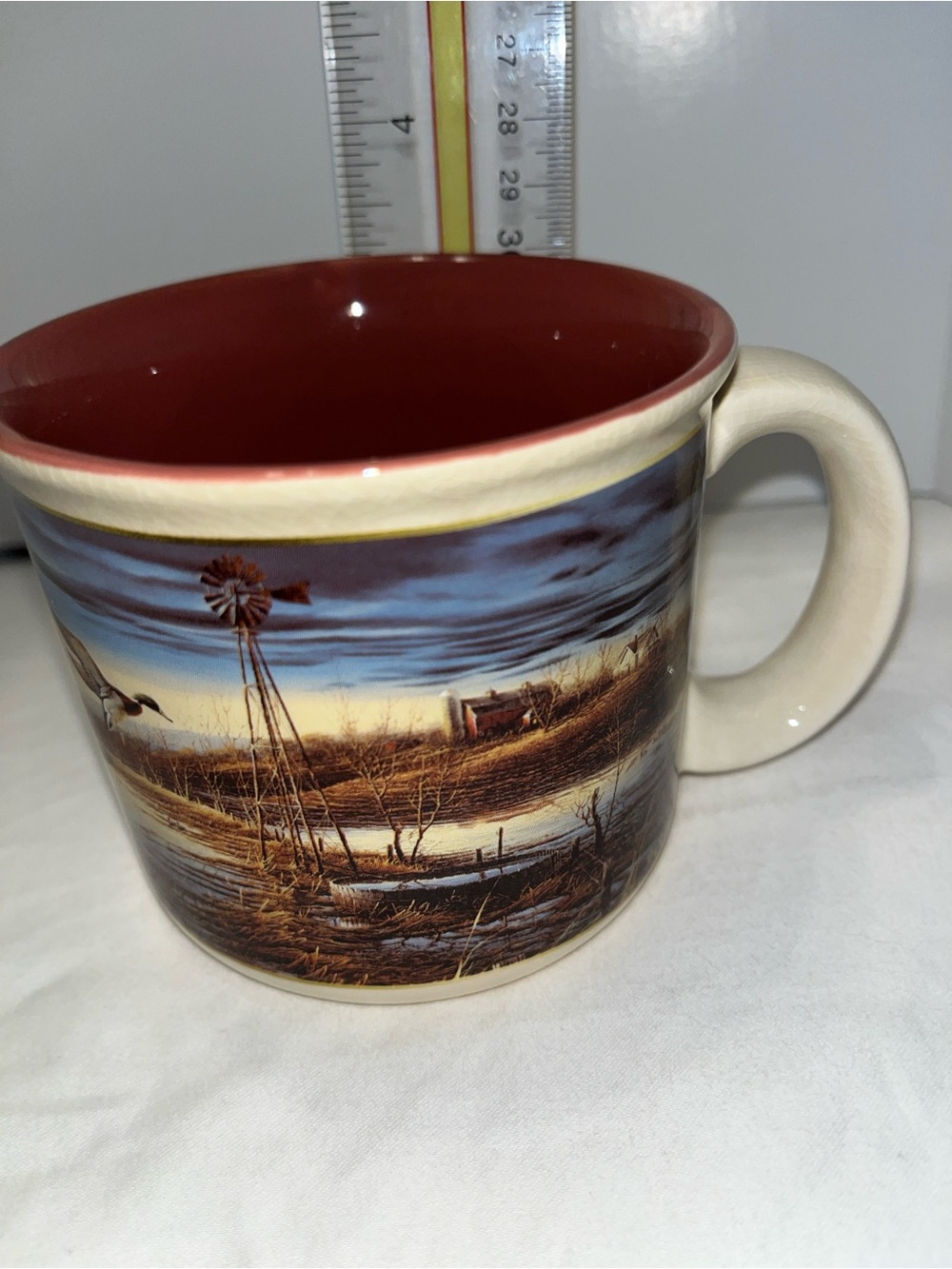 VIntage 2006 Terry Redlin art Mug features Mallard Ducks.